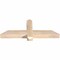 Ekena Millwork Eugene Smooth Timber Gable Bracket, Douglas Fir, 36"W x 13"H x 3 1/2"D x 3 1/2"F, 9/12 Pitch GBW036X13X0404EUG00SDF - alternate 2